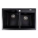 Гранитная мойка для кухни Platinum 7850 HARMONY матовый Карбон 39970 фото 1