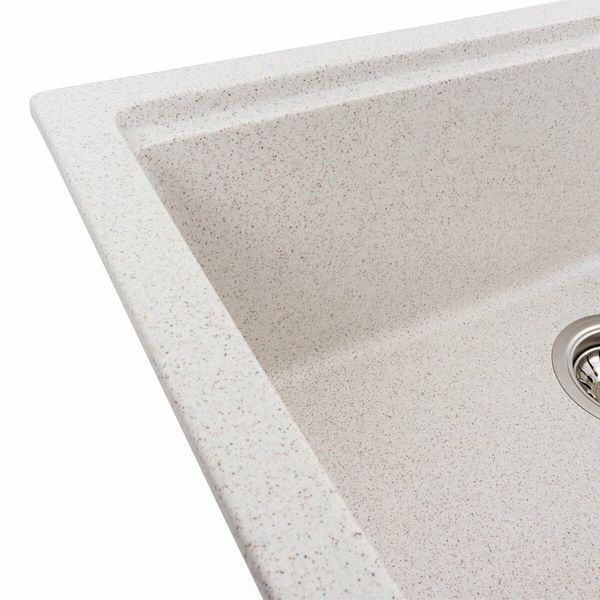 Гранитная мойка для кухни Platinum NIKA 7545 матовая Топаз 47798 фото