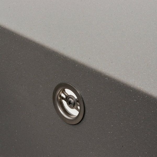 Гранитная мойка для кухни Platinum AZURIT 7950 матовая Серый Мусон 49634 фото
