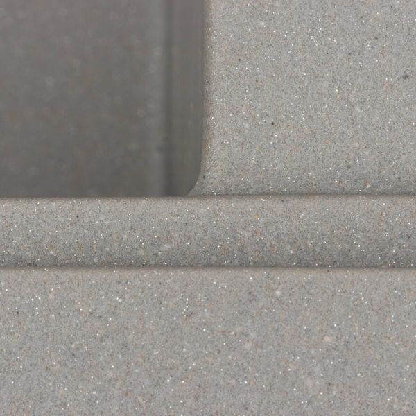 Гранитная мойка для кухни Platinum AZURIT 7950 матовая Серый Мусон 49634 фото