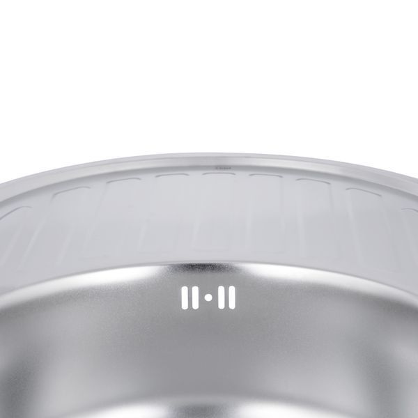Кухонна мийка Lidz 7750 0,6 мм Satin (LIDZ775006SAT) SD00027776 фото