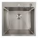 Кухонная мойка 50*50 нержавейка Platinum Handmade (сифон круглый, 3,0/0,8) 45917 фото 1