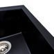 Гранітна мийка для кухні Platinum 4150 SOKIL матова (чорна) 38994 фото 6