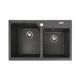 Гранитная мойка для кухни Platinum HARMONY 7850 матовая Графит 49078 фото 1