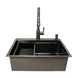Комплект кухонной мойки 63х50HM PVD Pllen&oacute; Lazio ST08 Grafite SL43881 фото 4