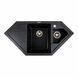 Гранітна мийка для кухні Platinum 9950 PANDORA матовий Карбон 39977 фото 1