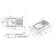 Кухонная мойка Qtap 7843 0,8 мм Satin (QT7843SAT08) SD00040995 фото 2