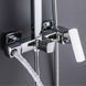 Душова система для кабіни Qtap Capricorn на три споживача (з виливом) 53103KNC Chrome SD00047514 фото 8