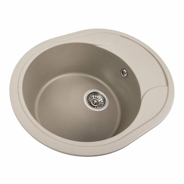 Гранитная мойка для кухни Platinum 5847 ONYX матовый Титан 40341 фото