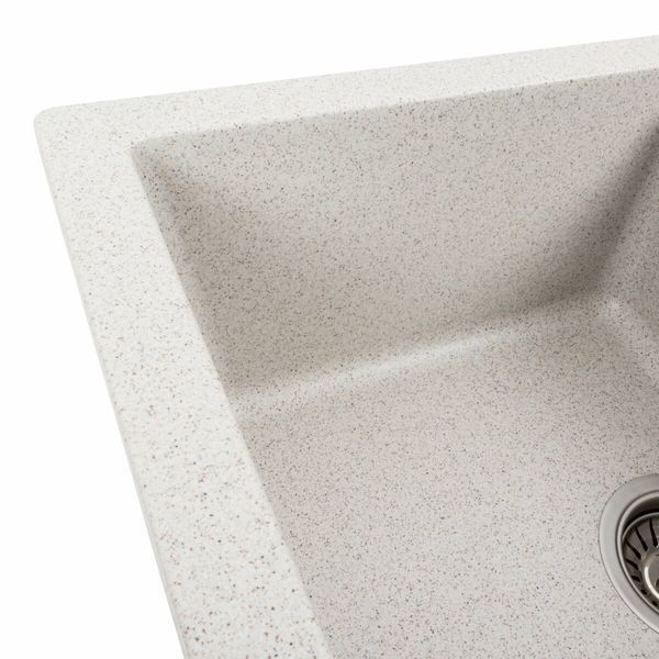 Гранітна мийка для кухні Platinum 7850W TOSKANA матова Топаз 48946 фото