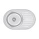 Кухонная мойка Lidz 7750 0,8 мм Satin (LIDZ7750SAT) SD00027779 фото 1