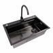 CM 75*46B Кухонна мийка PVD чорна (Work station) Platinum Handmade 50068 фото 3