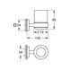 Склянка з тримачем для ванної кімнати Grohe QuickFix Start Cube 410972430 CV033756 фото 2