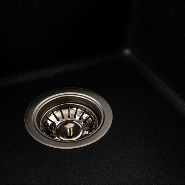 Гранитная мойка для кухни Platinum 9950 PANDORA матовый Морион 41669 фото