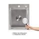 Мийка для кухні інтегрована Lidz Handmade H4050 (LDH4050BRU39258) Brushed Steel 3,0/1,0 мм SD00045362 фото 2