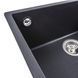Гранитная мойка для кухни Platinum 5444 OASIS матовый Морион 41620 фото 7