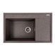Гранитная мойка для кухни Platinum AZURIT 7950 матовая Микс 48866 фото 1