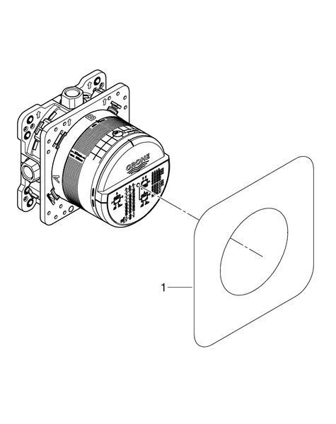 Eurocube Душовий комплект для Rainshower Mono 310 Cube (UA2406200L) UA2406200L фото