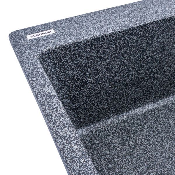 Гранитная мойка для кухни Platinum 7850 Bogema матовая (графит) 38718 фото