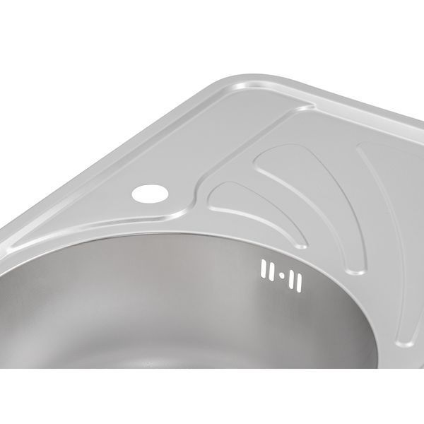Кухонная мойка Qtap 6744L 0,8 мм Micro Decor (QT6744LMICDEC08) SD00041003 фото