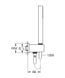 Eurocube Душовий комплект для Rainshower Mono 310 Cube (UA2406200L) UA2406200L фото 9
