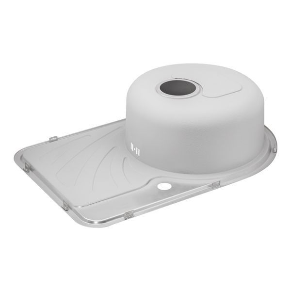 Кухонна мийка Qtap 6744L 0,8 мм Satin (QT6744LSAT08) SD00041004 фото