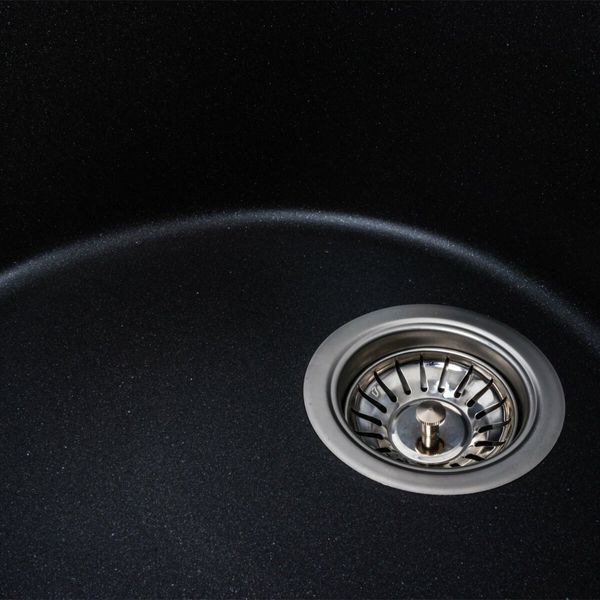 Гранитная мойка для кухни Platinum 5847 ONYX матовый Морион 41622 фото