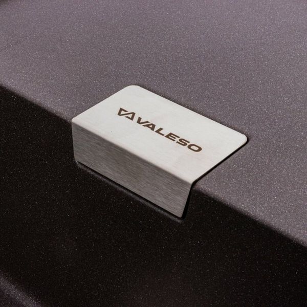 Гранітна мийка для кухні Platinum DIAMOND 8650 матова Гренадін 49014 фото