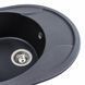Гранитная мойка для кухни Platinum 5847 ONYX матовый Морион 41622 фото 6