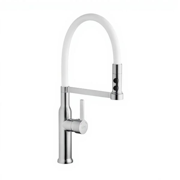Комплект кухонної мийки Valeso 60х50HM WHI16 Kitchen Line SL73271 фото