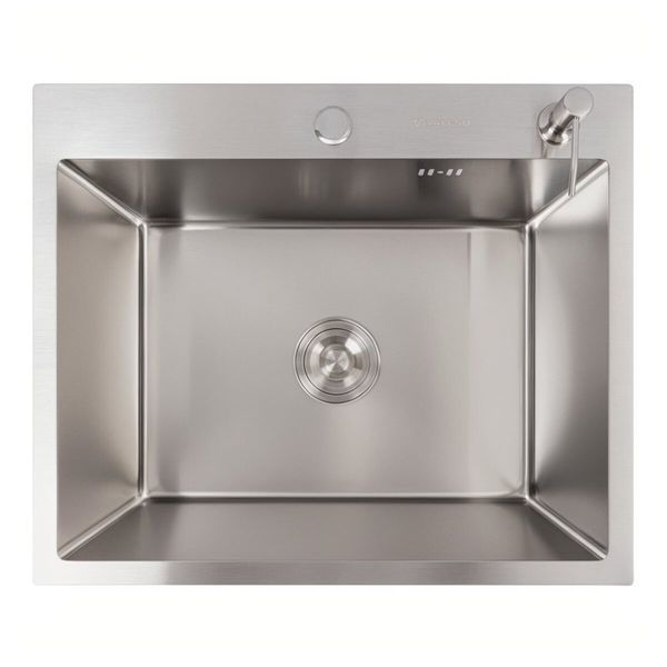 Комплект кухонної мийки Valeso 60х50HM WHI16 Kitchen Line SL73271 фото
