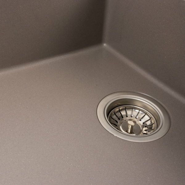 Гранитная мойка для кухни Platinum 8650 DIAMOND матовая Дюна 41666 фото