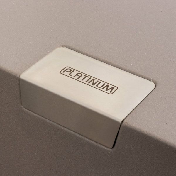 Гранитная мойка для кухни Platinum 8650 DIAMOND матовая Дюна 41666 фото