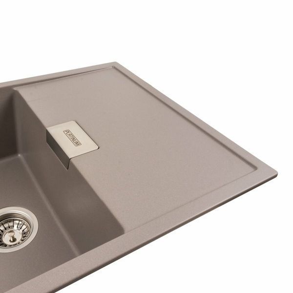 Гранитная мойка для кухни Platinum 8650 DIAMOND матовая Дюна 41666 фото