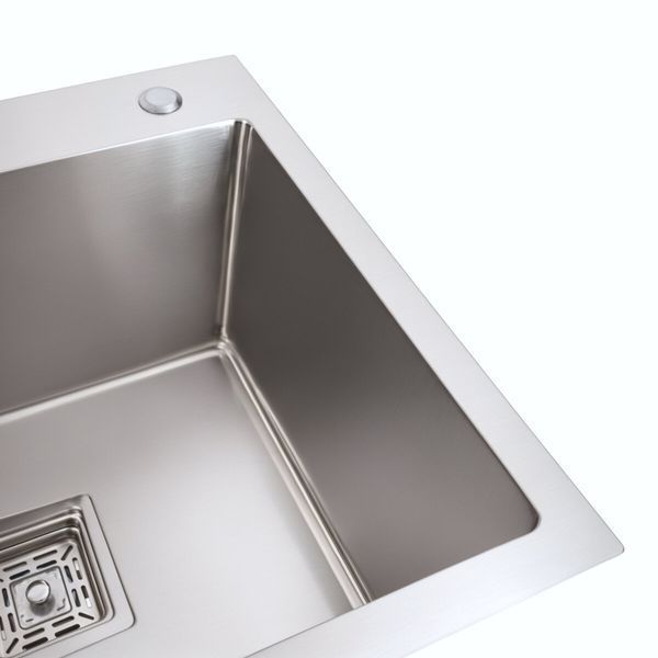 Комплект кухонной мойки Platinum Handmade 780х430х220 R pl23582 фото