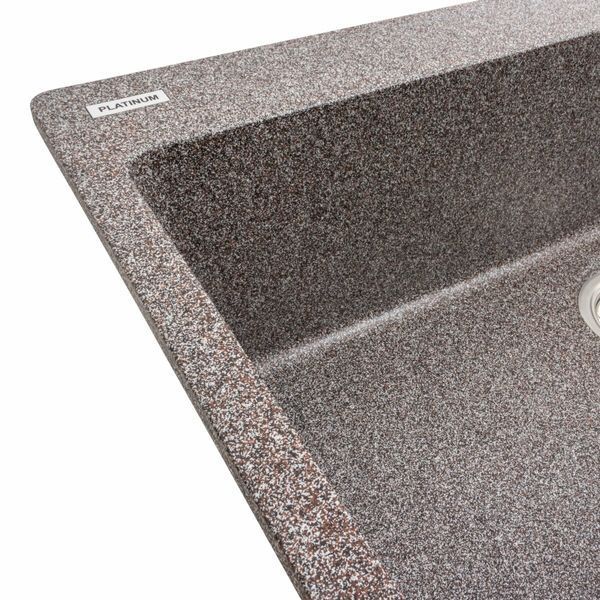 Гранитная мойка для кухни Platinum 7850 Bogema матовая (микс) 38720 фото