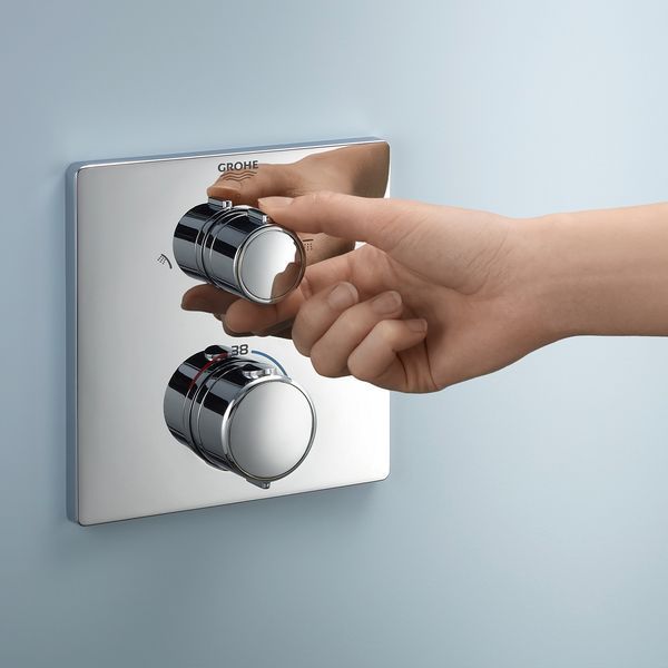 Душова система прихованого монтажу термостатична Grohe QuickFix Precision Grohtherm Cube 34882000 CV033298 фото