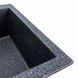 Гранітна мийка для кухні Platinum SOKIL 4150 матова Графіт 48951 фото 3