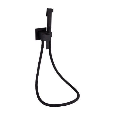 Набор для гигиенического душа Qtap Inspai-Varius прямоугольный QT259710842859NB Black Matt SD00048969 фото