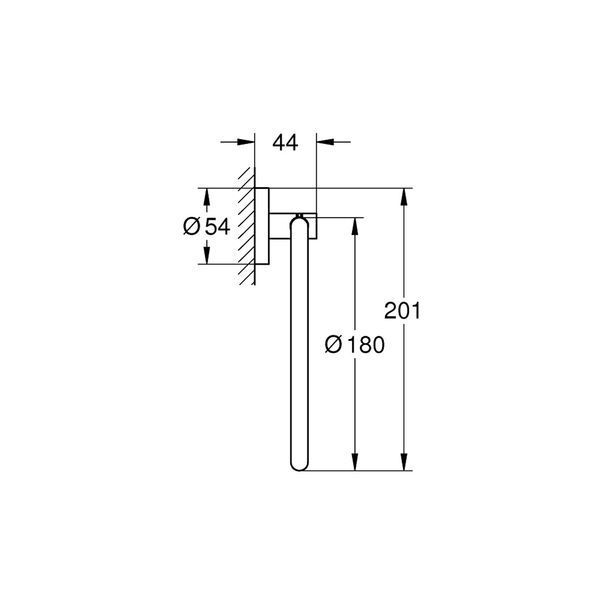 Тримач для рушників Grohe QuickFix Start 41174000 CV031762 фото