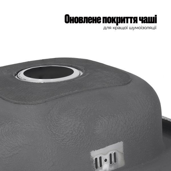 Кухонная мойка Lidz 6050 0,6 мм Satin (LIDZ605006SAT) SD00037173 фото