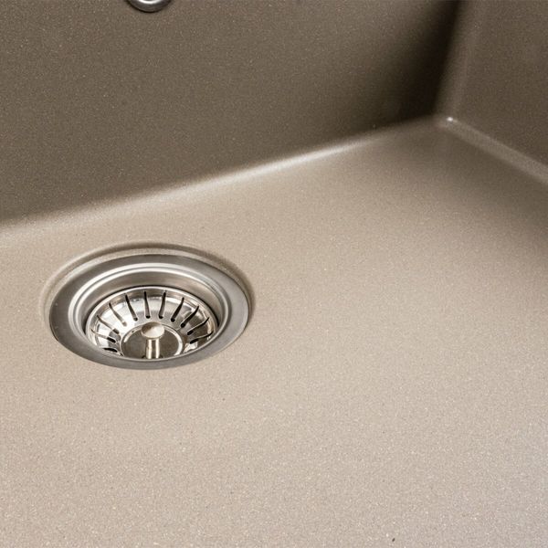 Гранитная мойка для кухни Platinum 7850 Bogema матовый Титан 40367 фото
