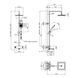 Душевая система Kroner KRP Makon - GRP063 CV033859 фото 13