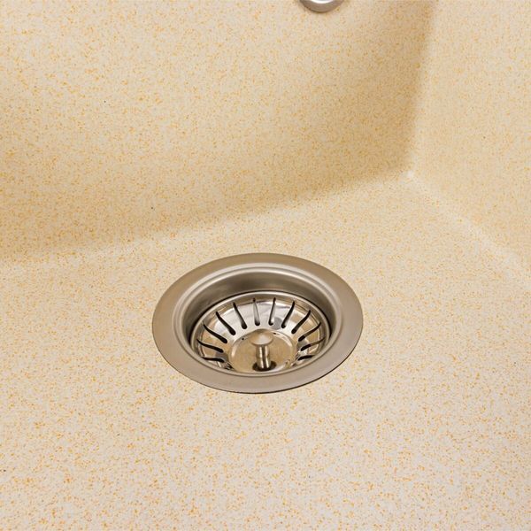 Гранитная мойка для кухни VALESO ROXY 3744 матовая Песок 49057 фото