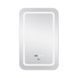 Дзеркало Qtap Mideya (DC-F911) 500х800 з LED-підсвічуванням Touch, з антизапотіванням, з годинником, димером, рег. яскравості QT2078F911W SD00036737 фото 4