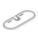 Поличка для душового гарнітура Grohe QuickFix Vitalio Universal 27725000 CV036619 фото 3