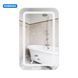 Дзеркало Qtap Mideya (DC-F911) 500х800 з LED-підсвічуванням Touch, з антизапотіванням, з годинником, димером, рег. яскравості QT2078F911W SD00036737 фото 1