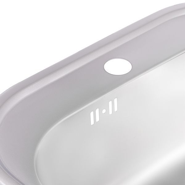 Кухонная мойка Qtap 4947 0,8 мм Satin (QT4947SAT08) SD00041007 фото