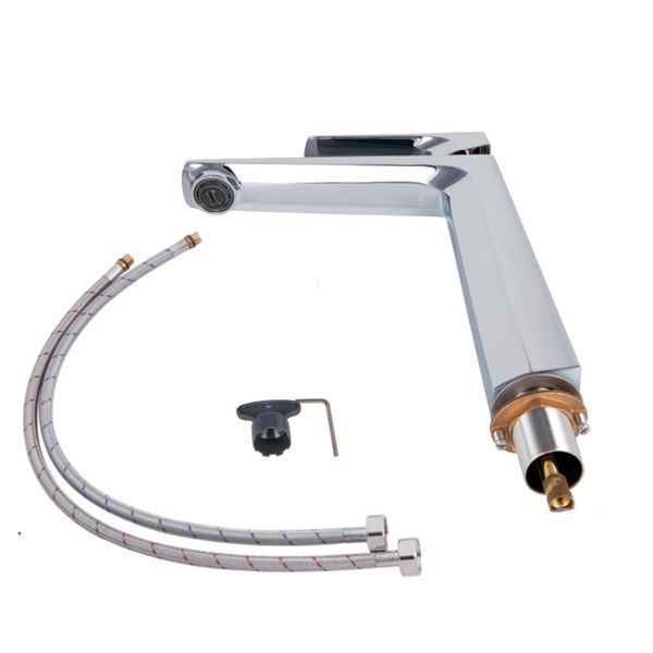Змішувач для раковини Qtap Matice високий 1063H103C Chrome SD00047483 фото