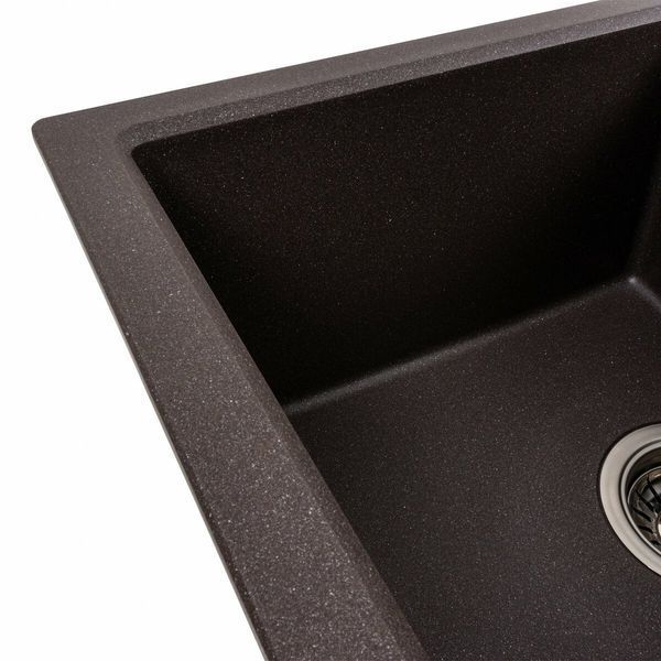 Гранитная мойка для кухни Platinum SOLID 7843 матовая Гренадин 48953 фото